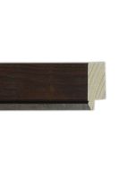 FLAT WALNUT WOODGRAIN SILVER LINE