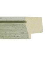 BEVEL DISTRESSED LIME GREEN WHITE WASH