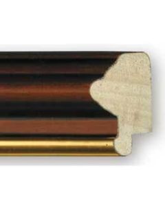  BROWN WITH GOLDLINE