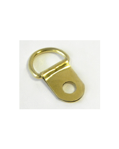 D-Rings Single Hole No 75 Brassed Small - Qty: 1000