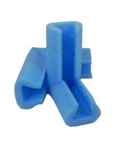 Blue Polyethylene foam corner protector 15-25mm