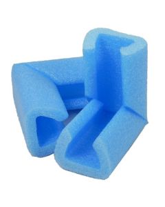 Blue Polyethylene foam corner protector 25-35mm