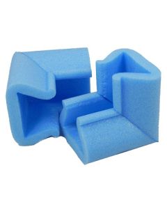 Blue Polyethylene foam corner protector 45-60mm