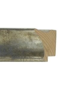 45 x 33mm WARM SILVER SCOOP