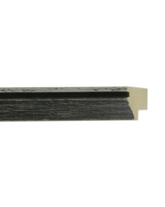 BEVEL DISTRESSED BLACK WHITE WASH