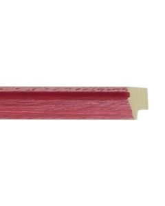 BEVEL DISTRESSED RED WHITE WASH