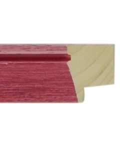BEVEL DISTRESSED RED WHITE WASH